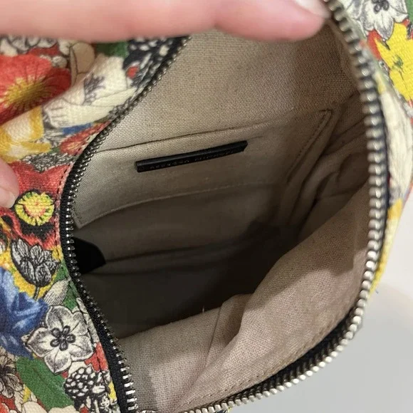 RARE~Rebecca Minkoff Julian Mini Convertible Floral Canvas Backpack Rebecca Minkoff Julian Convertible Mini Backpack Multicolor  main image 2